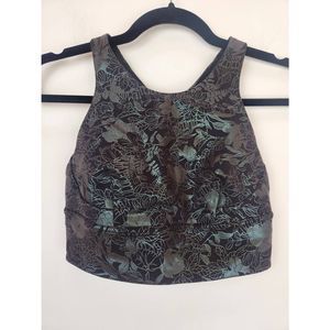 Lululemon Wunder Train Longline Sports Bra High Neck Black Size 6